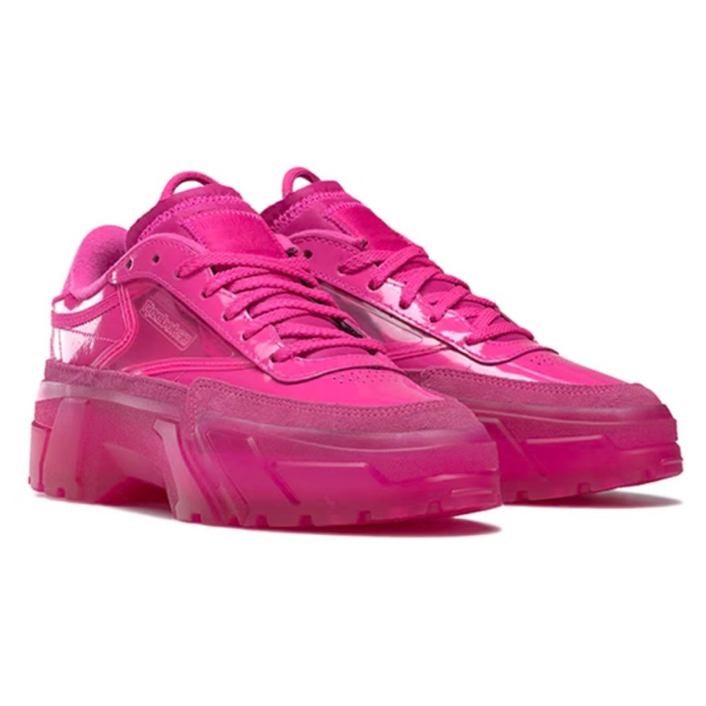 Reebok Cardi B x Club C “Dynamic Pink” Sneakers